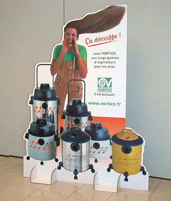 espositore cartone display terra