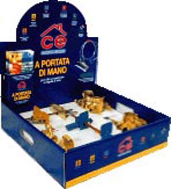 espositore cartone da banco automontante