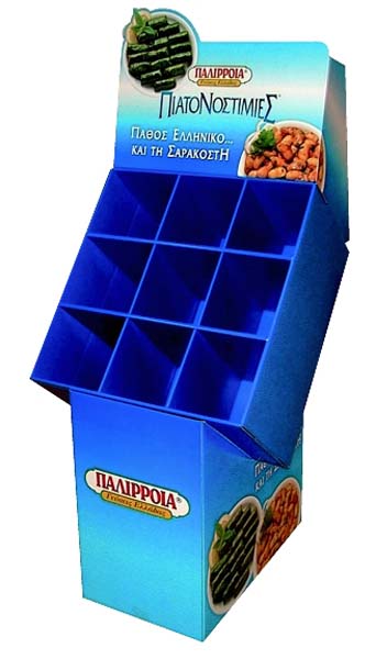 espositore cartone celle elgeka