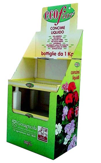 espositore a piani in cartone dotto4