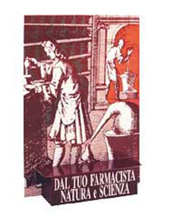 espositore cartone per farmacia