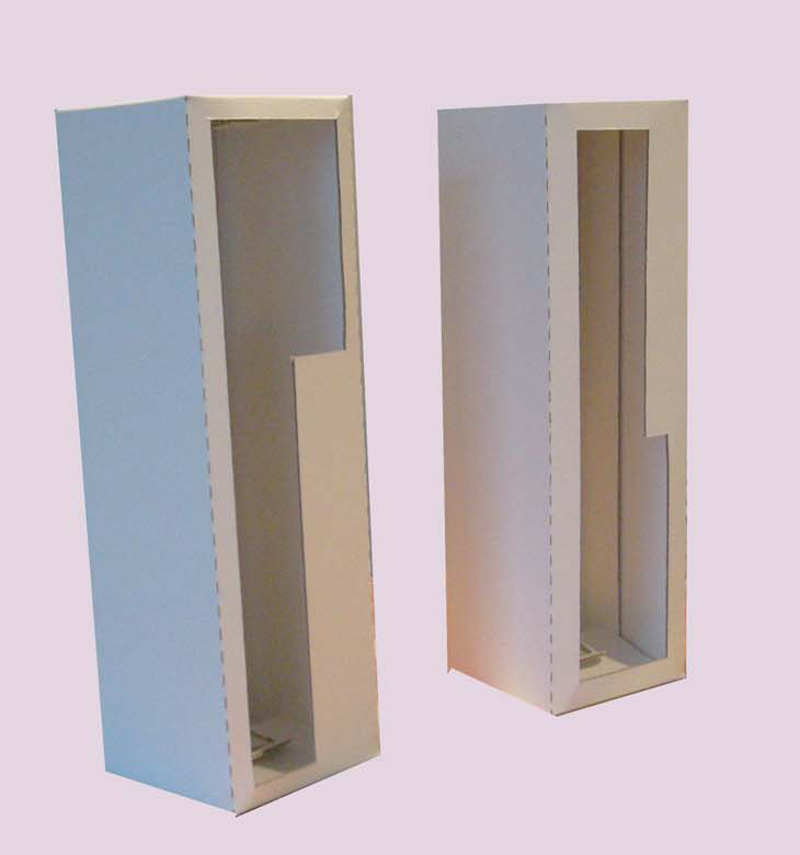 astuccio fustellato 90 x 90 x 300mm