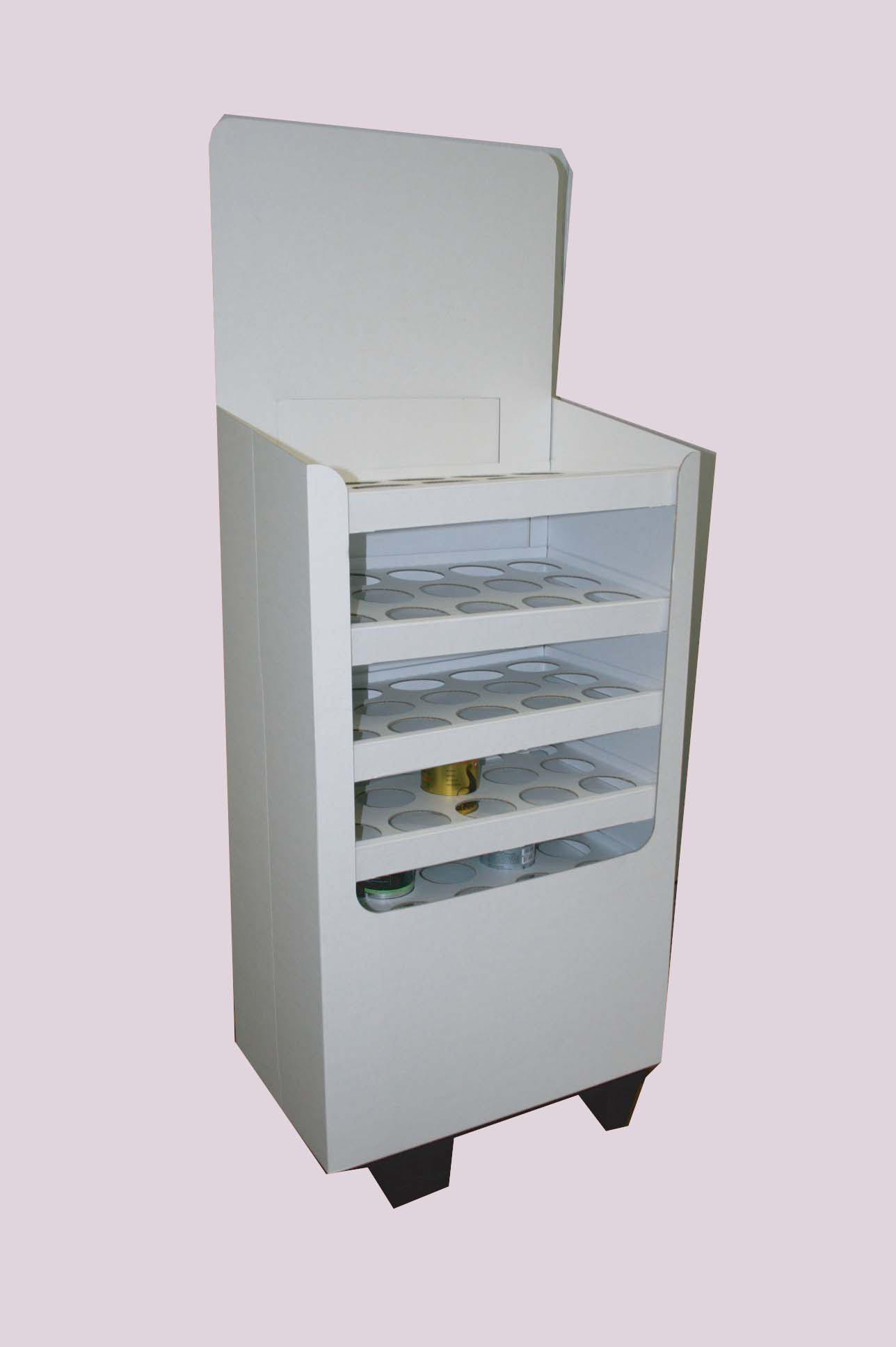 espositore a ripiani 600 x 400 x 1070mm