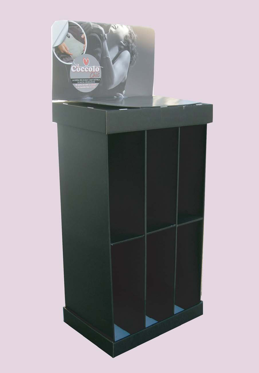espositore a ripiani 640 x 450 x 1240mm