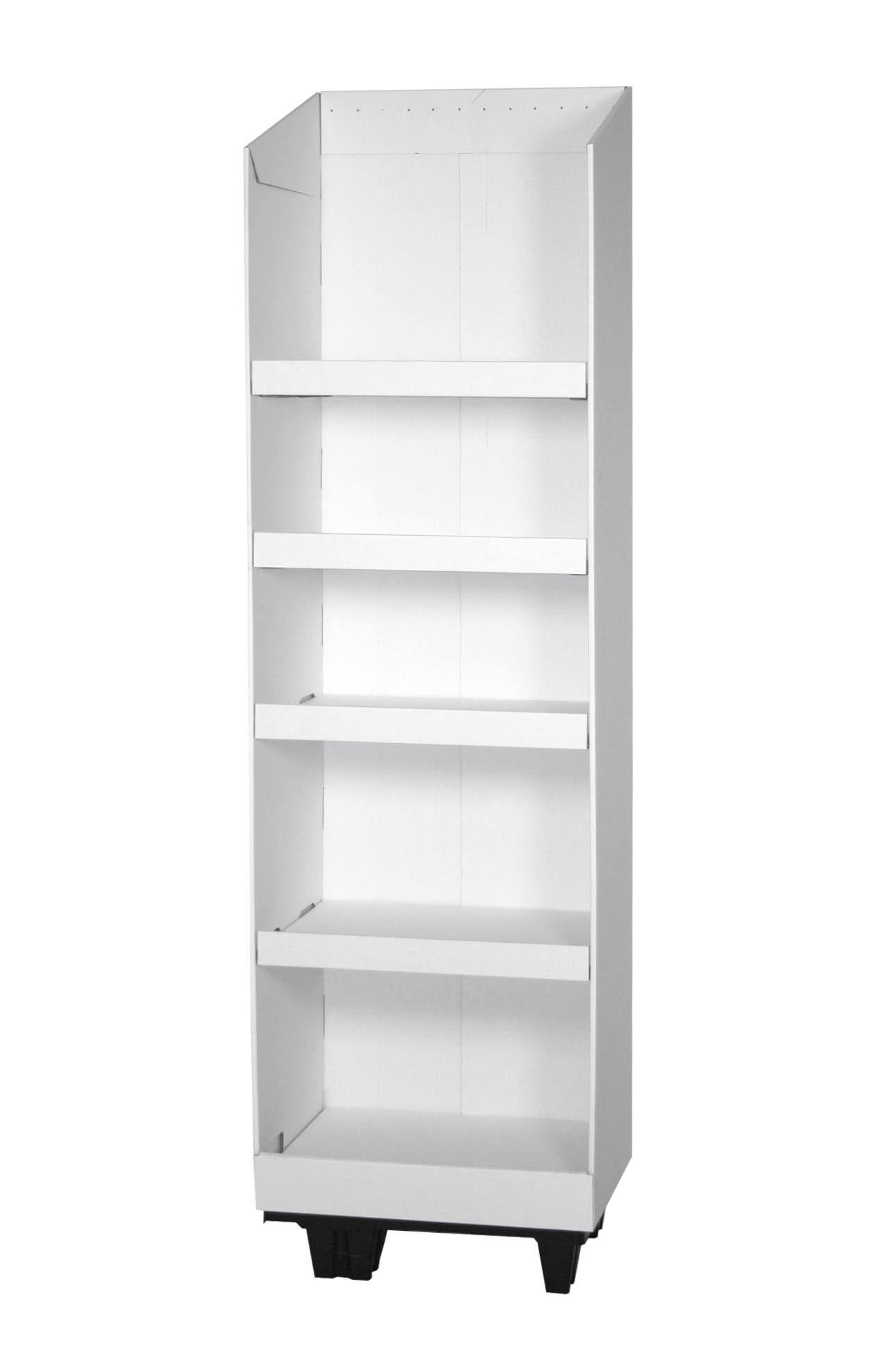 espositore a ripiani 600 x 390 x 2165mm