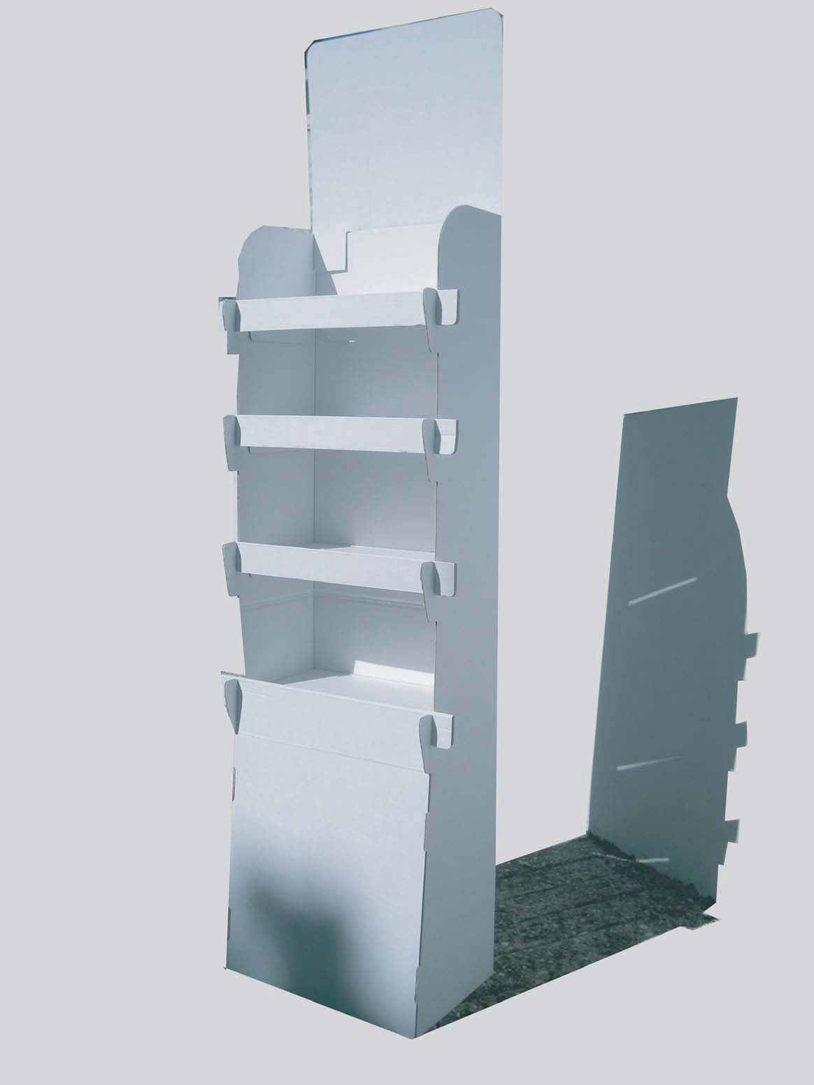 espositore a ripiani 470 x 570 x 1545mm