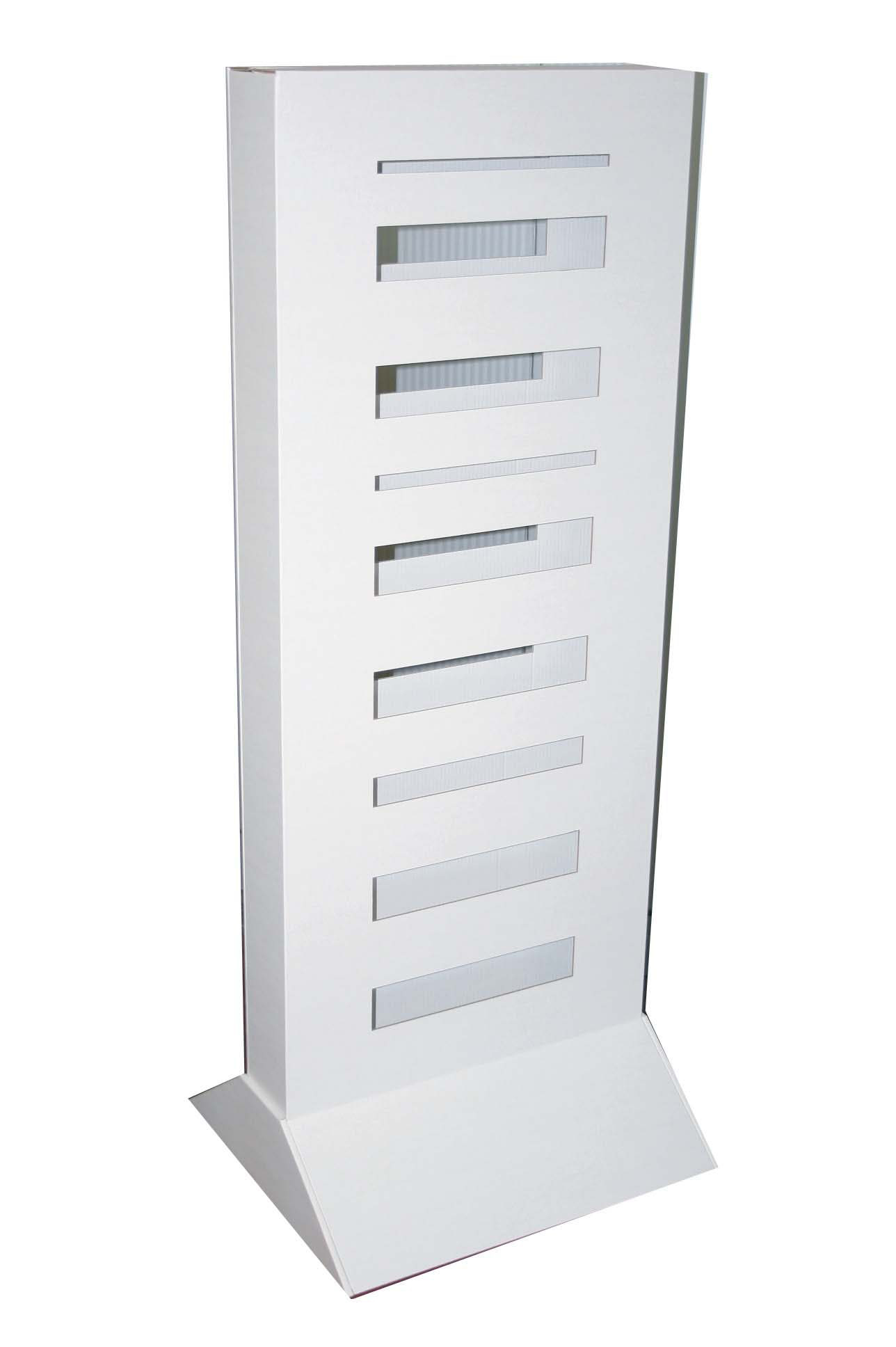 cartello con piedini 600 x 530 x 1500mm