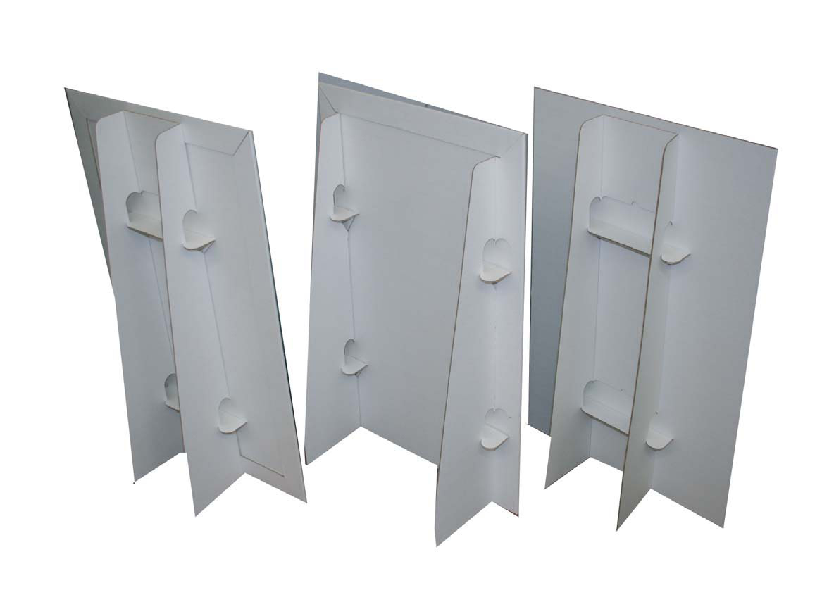 cartello con piedini 640 x 220 x 940mm