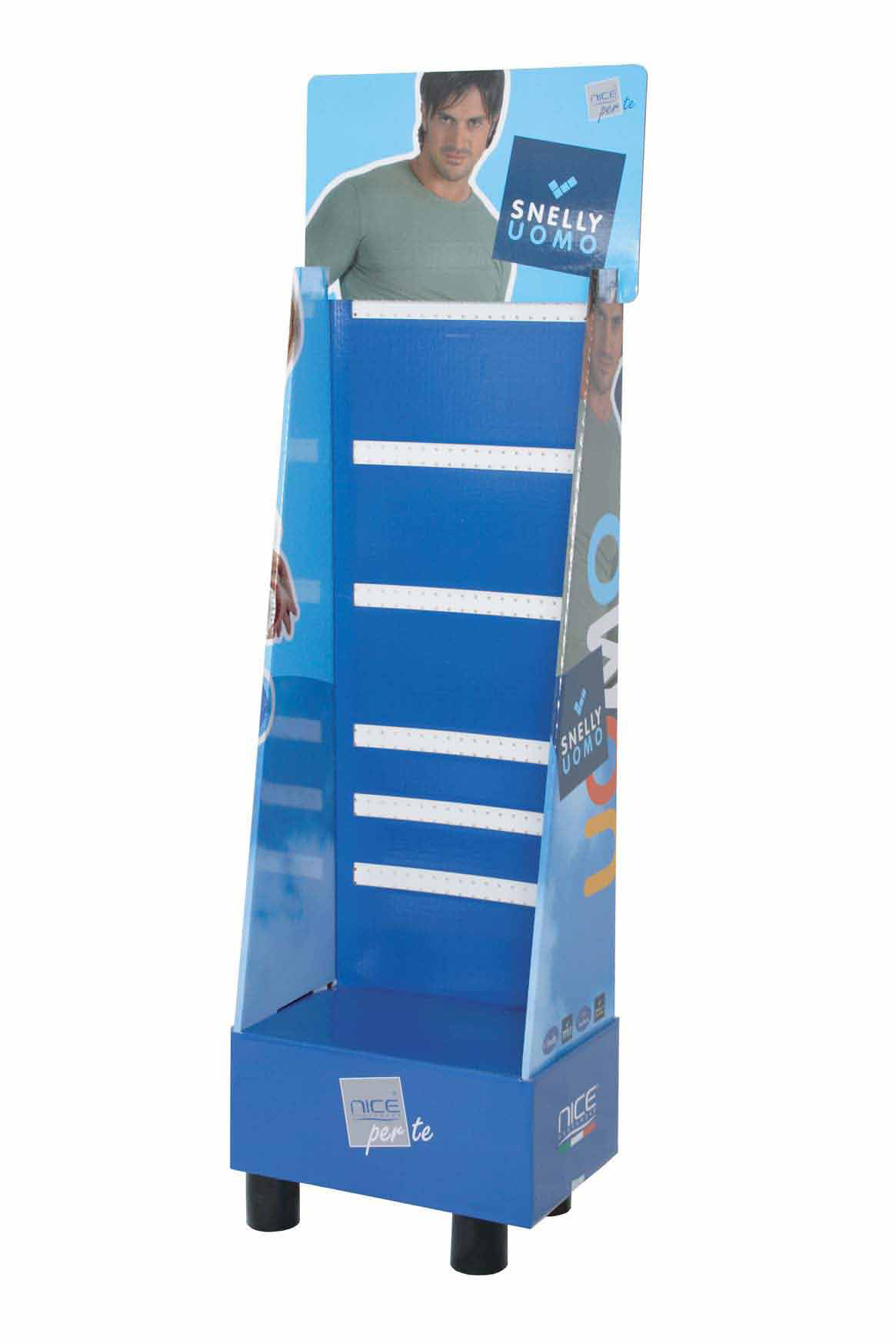 espositore a ganci 550 x 355 x 1815mm