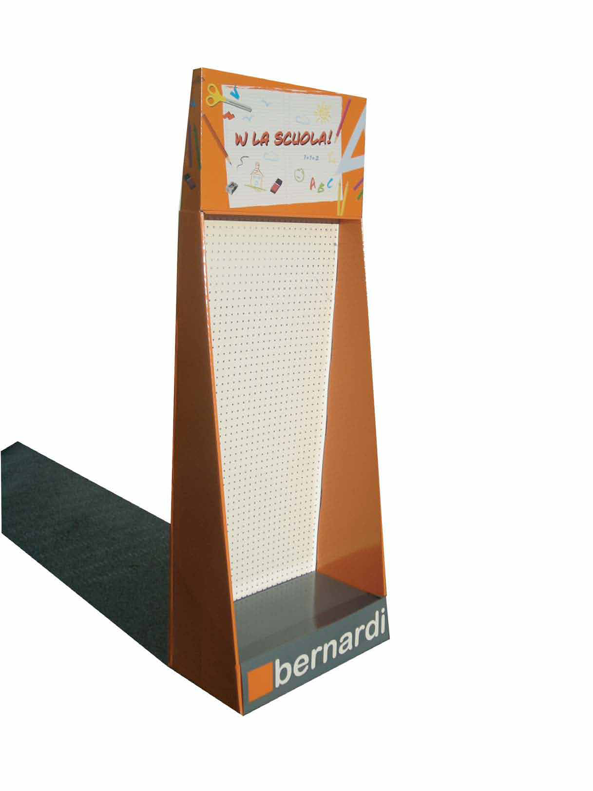 espositore a ganci 725 x 370 x 1450mm