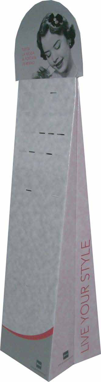 espositore a ganci 400 x 380 x 1765mm