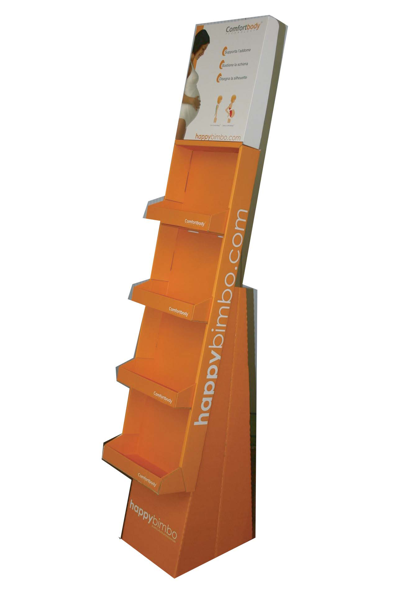 espositore a ripiani 380 x 320 x 1440mm