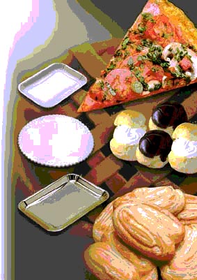 dischi per pizza o torte