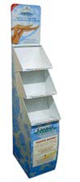 espositore cartone a scaletta promozionale 58