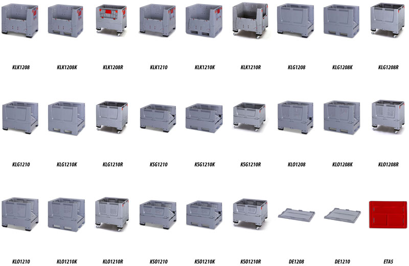 contenitori pieghevoli formato pallet