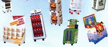 espositori cartone palletizzati
