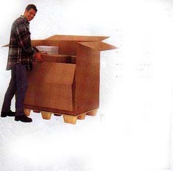 pallet container(scatola+bancale)