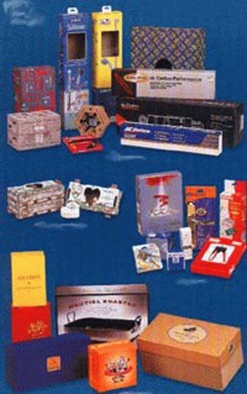 scatole flexo-serigrafate